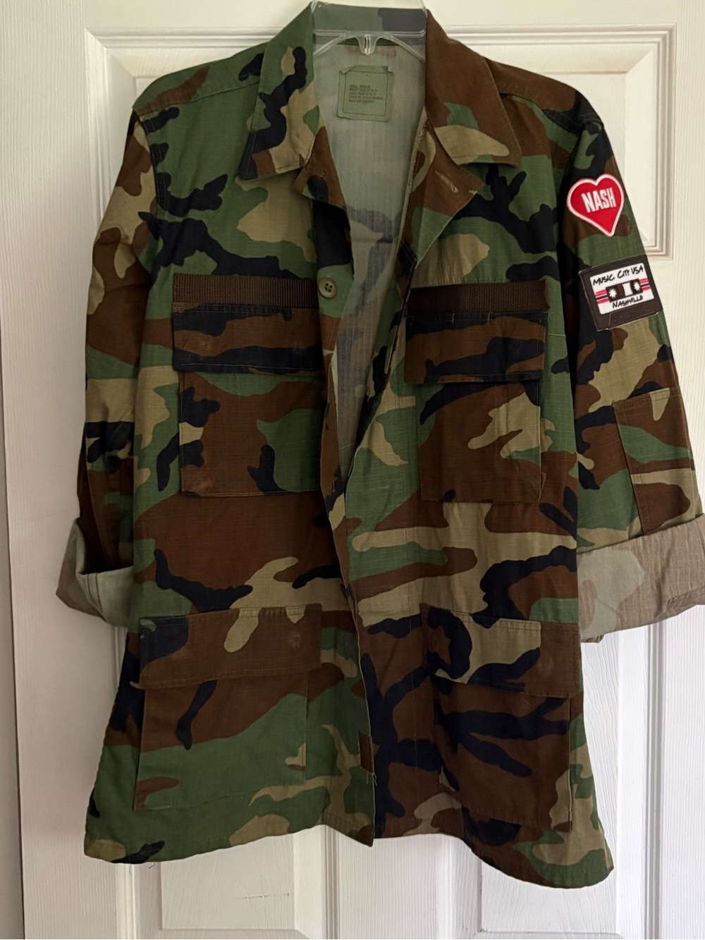 Camouflage Utility Jacket - Green Camo
